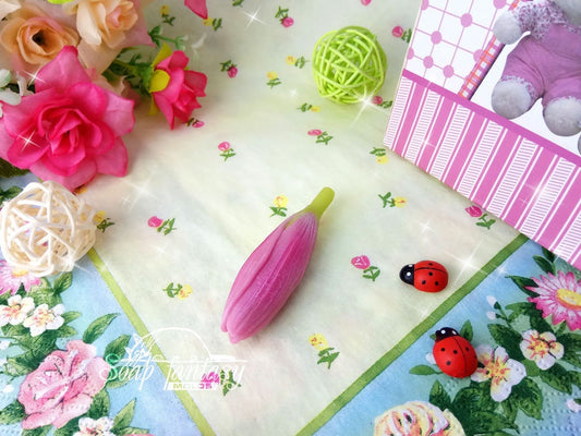 Tender lily bud Silicone Soap Mold - for soap making, Craft & Hobby