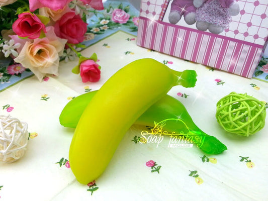 Baby banana silicone mold (mould) for soap making and candle making
