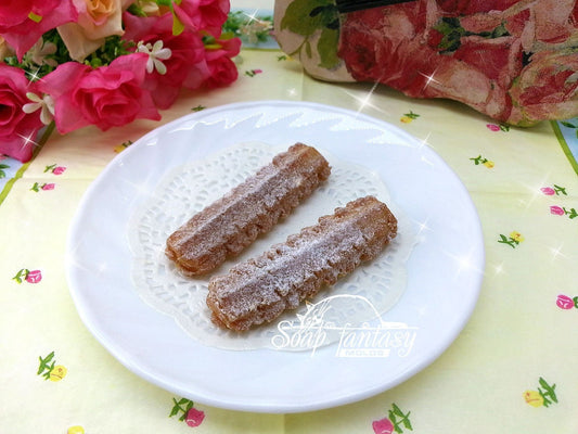 Shortbread fingers cookies (2pcs.) Silicone Soap Mold - for soap making, Craft & Hobby