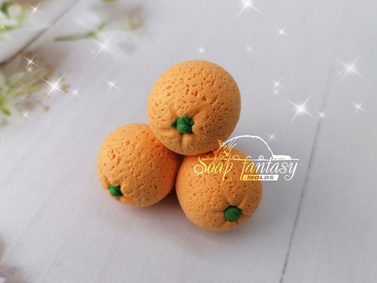 Orange triplet (bouquet inserts) Silicone Soap Mold - for soap making, Craft & Hobby