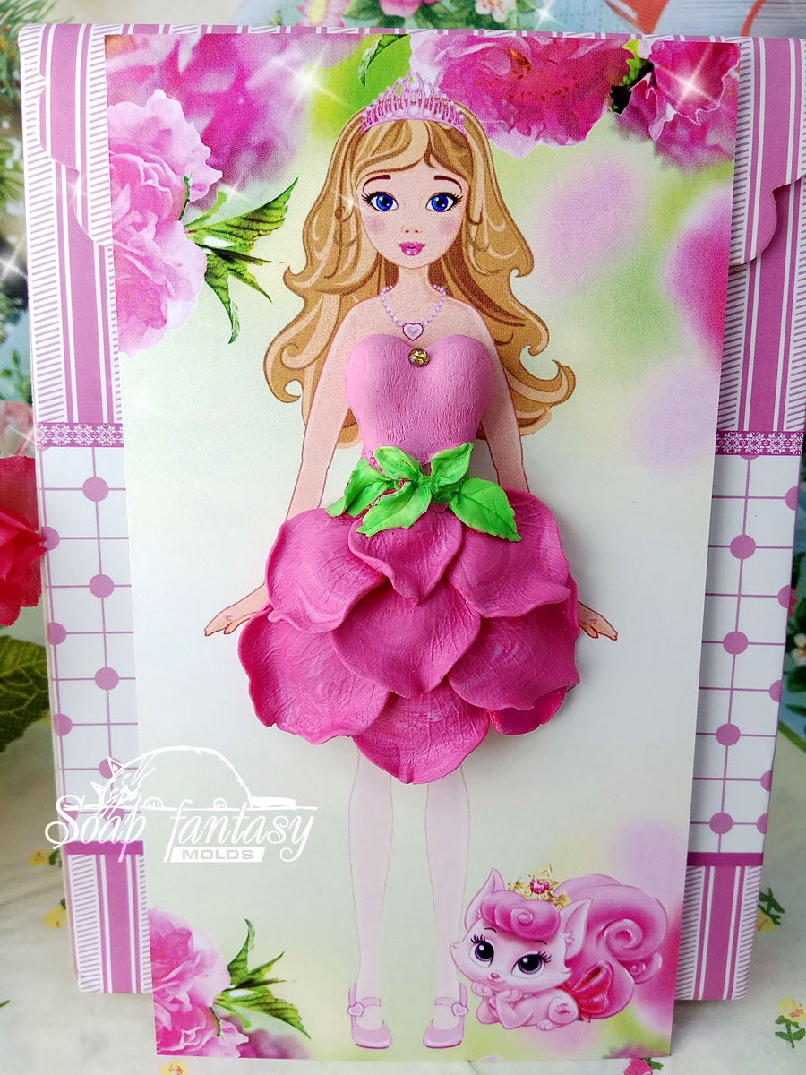 Little doll dresses silicone mold for soap making