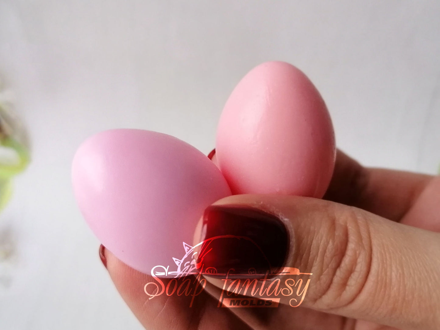 Easter eggs silicone mold for soap making