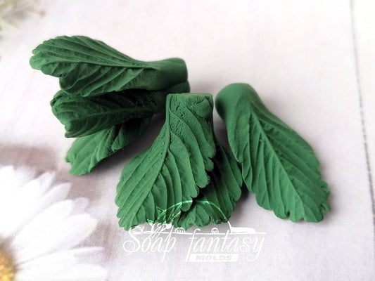 Terry 3D leafs set (3 pieces) Silicone Soap Mold - for soap making, Craft & Hobby