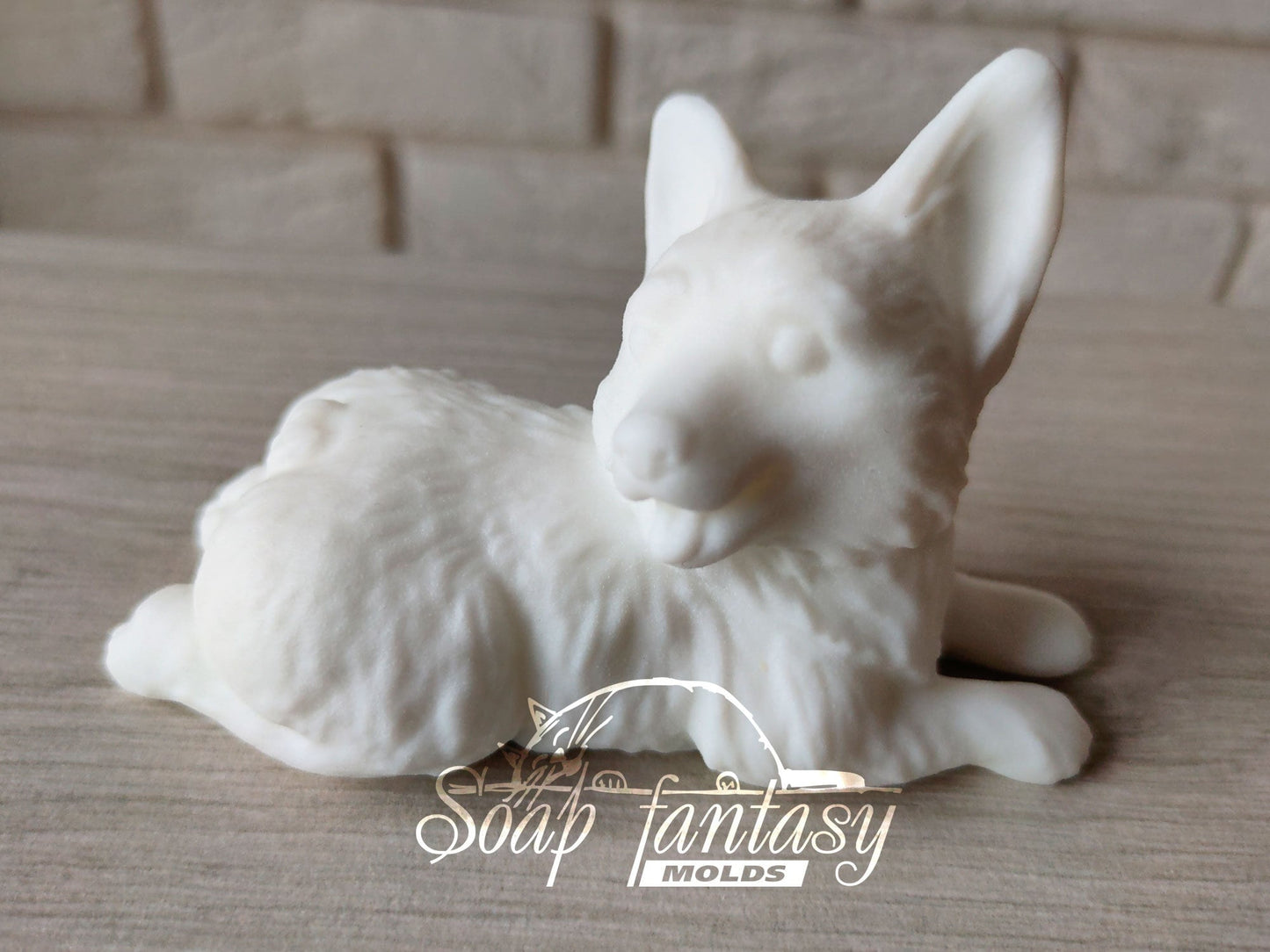 Welsh Corgi silicone mold for soap making