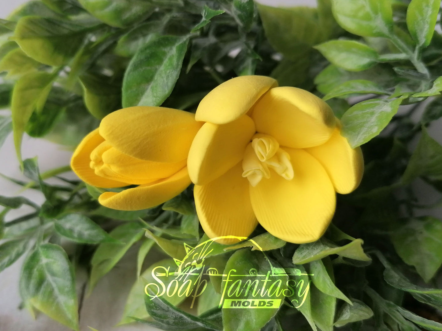 Crocus buds (bouquet insert) silicone mold for soap making