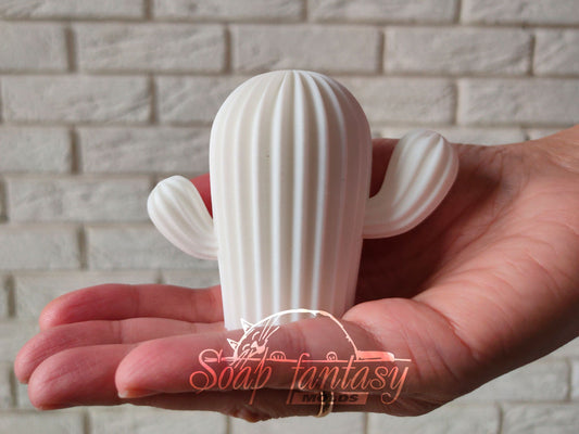 Cactus (Сагуаро) silicone mold (mould) for soap making and candle making