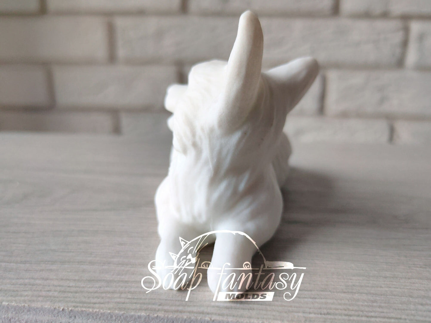Welsh Corgi silicone mold for soap making