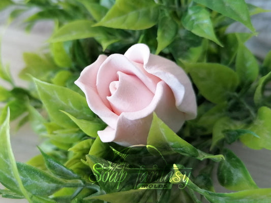 Rose bud "Estelle" Silicone Soap Mold - for soap making, Craft & Hobby