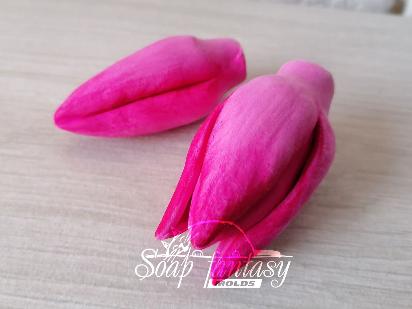 Tulip "Purple prince" buds Silicone Soap Mold - for soap making, Craft & Hobby
