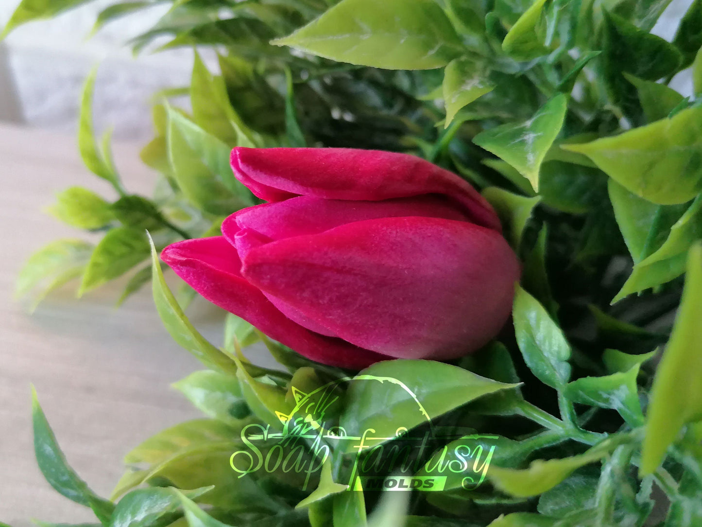 Tulip "Purple prince" buds Silicone Soap Mold - for soap making, Craft & Hobby