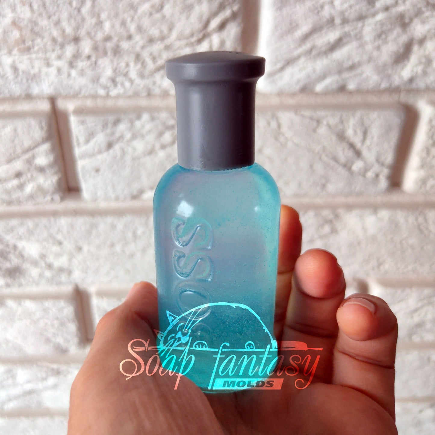 Men's perfume silicone mold for soap making