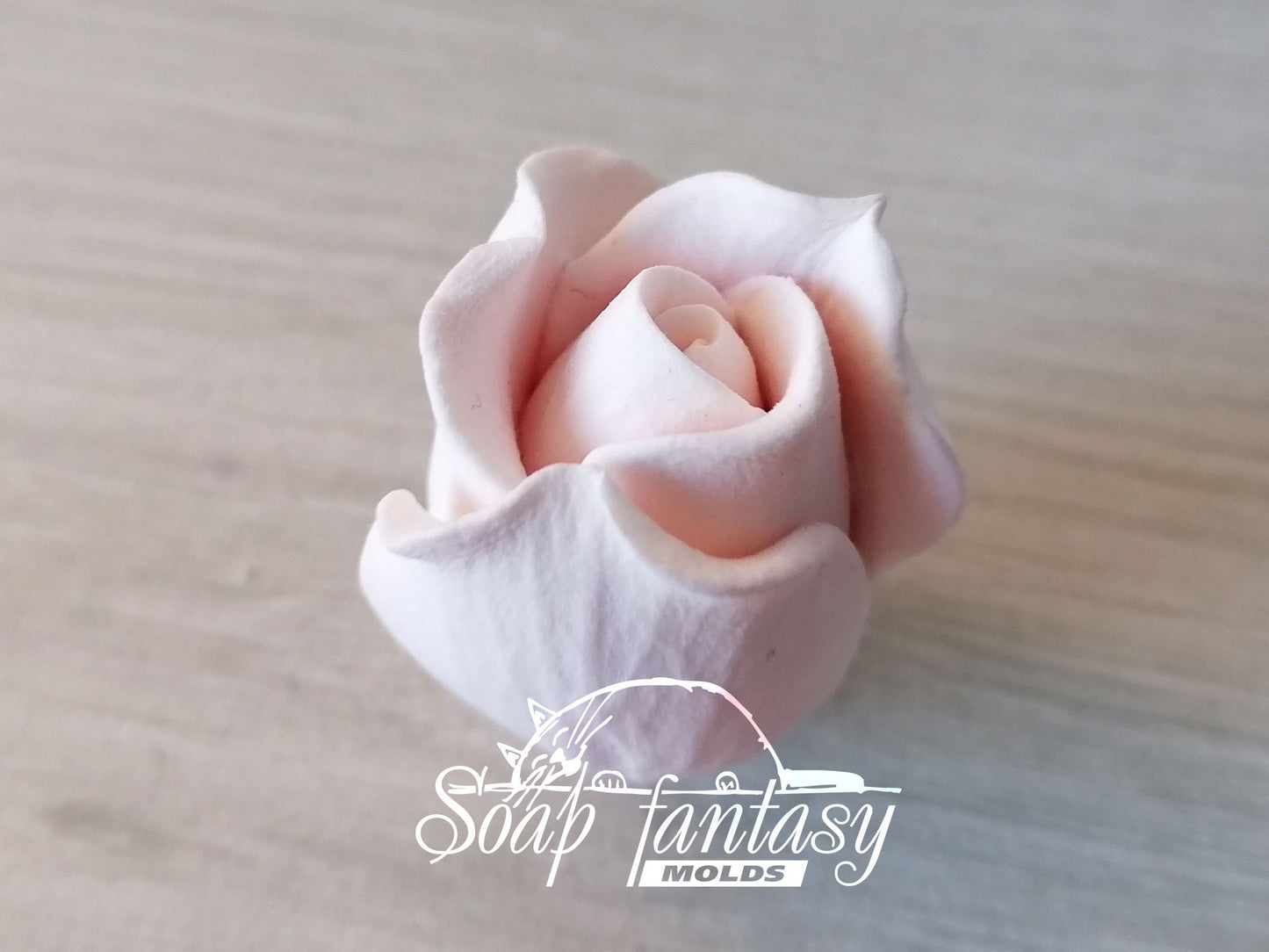 Rose bud "Estelle" silicone mold for soap making