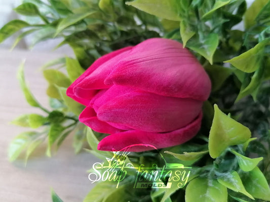 Tulip "Purple prince" Silicone Soap Mold - for soap making, Craft & Hobby