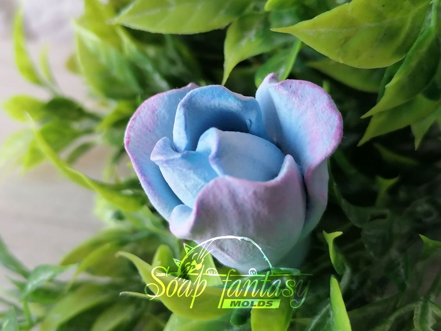 Delphinium grandiflorum buds silicone mold for soap making