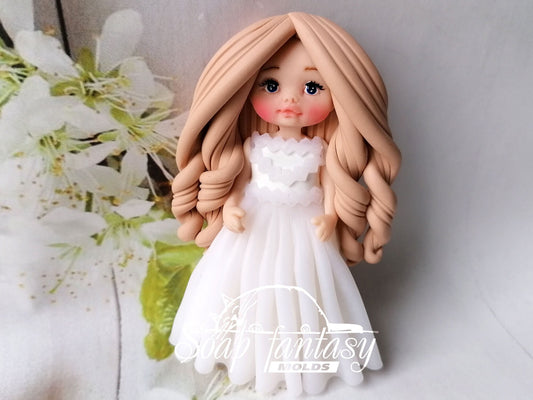 Bride Silicone Soap Mold - for soap making, Craft & Hobby