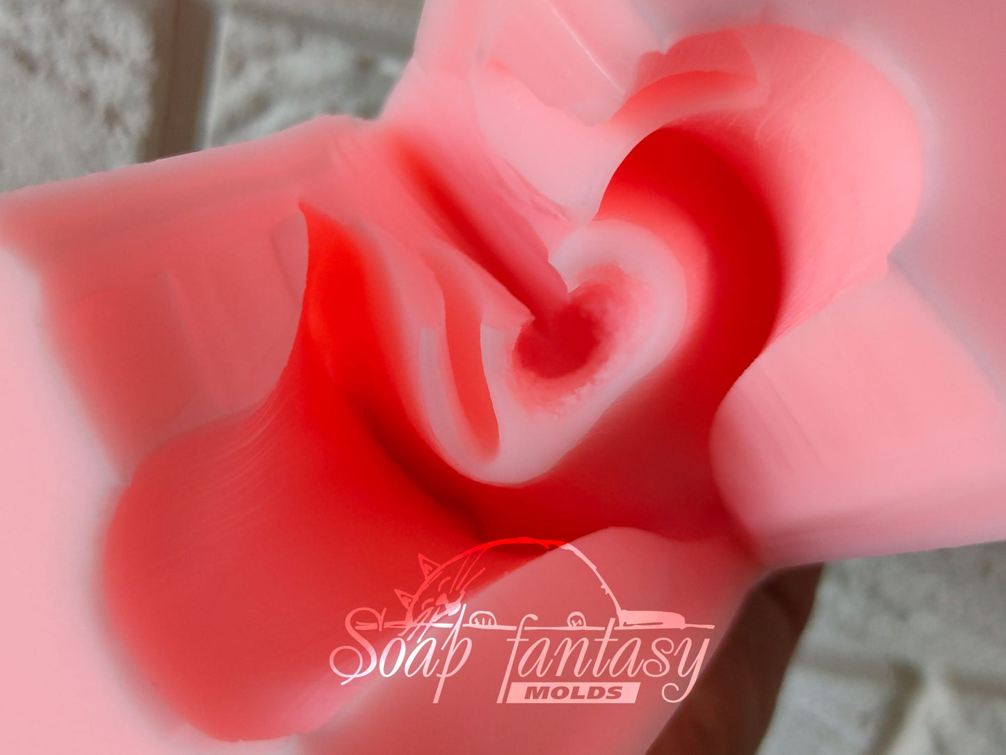 Calla lilies flower silicone mold (mould) for soap making and candle making