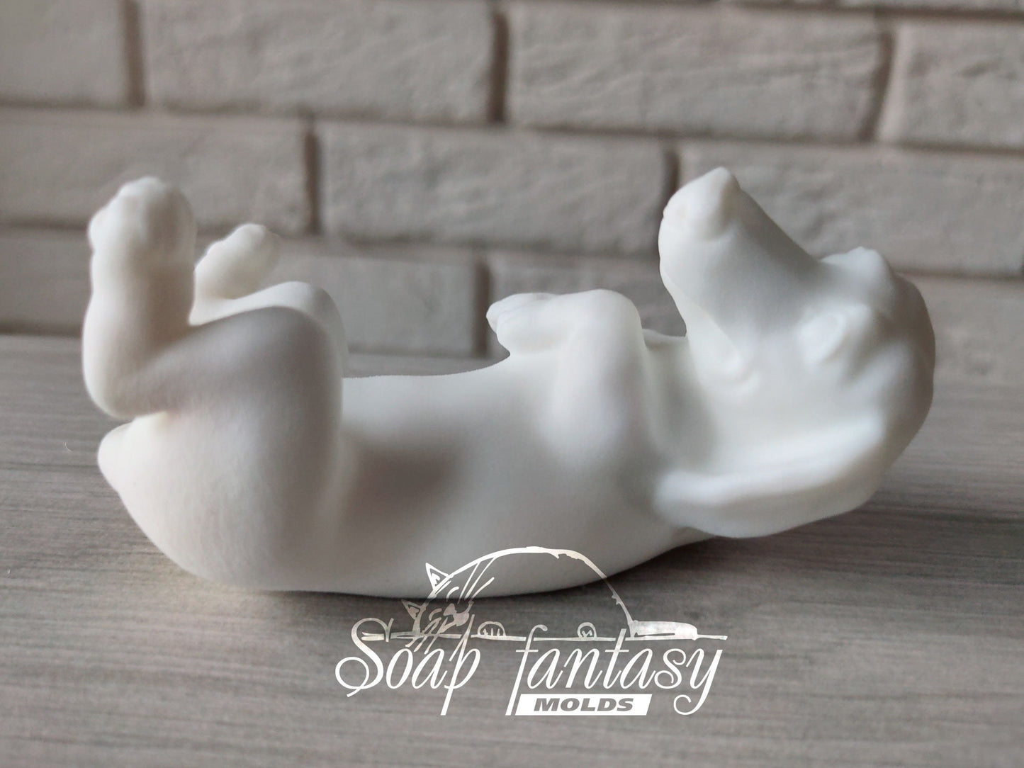 Belly rub dachshund / doxi silicone mold (mould) for soap making and candle making