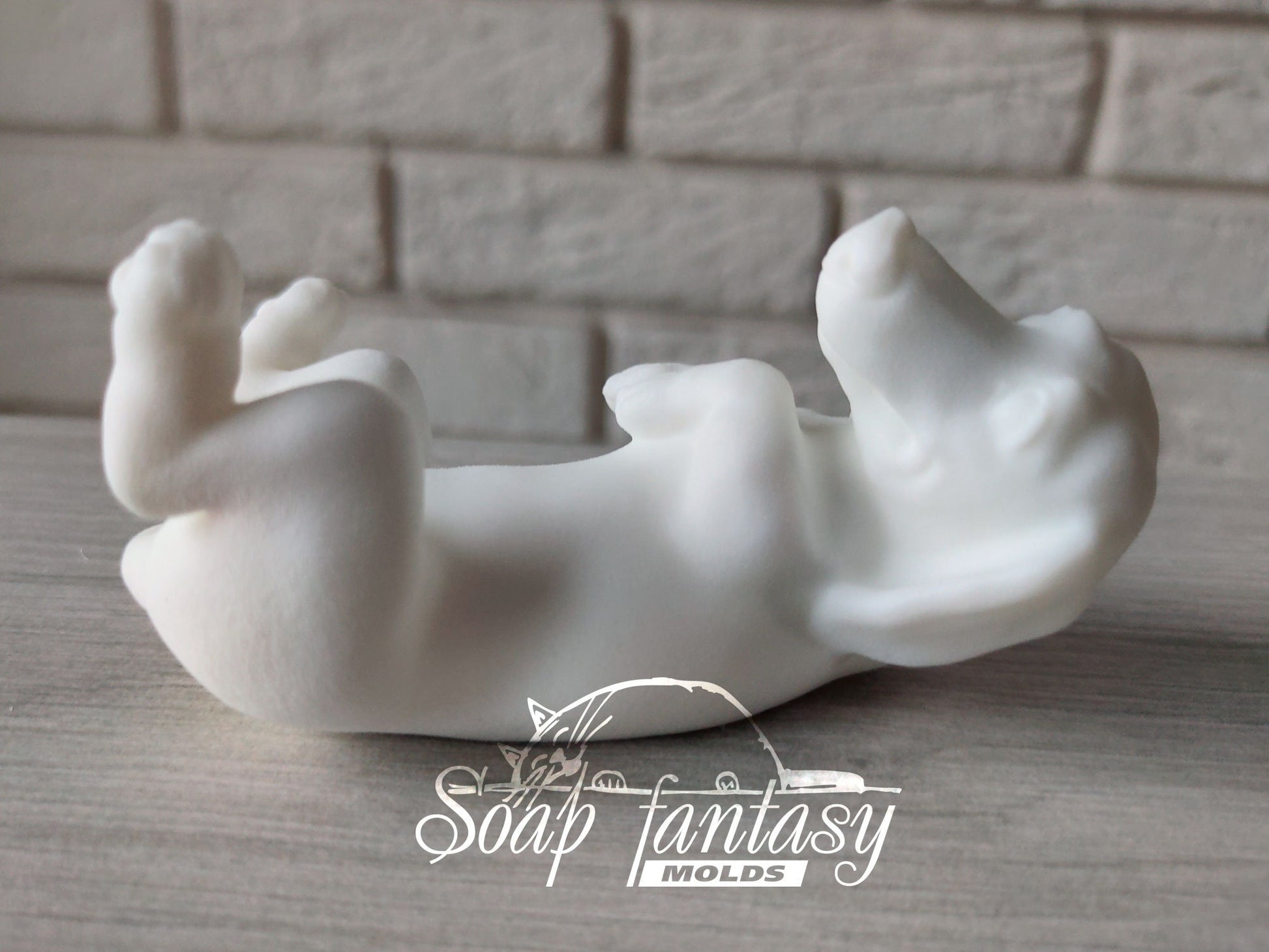 Belly rub dachshund / doxi silicone mold (mould) for soap making and candle making