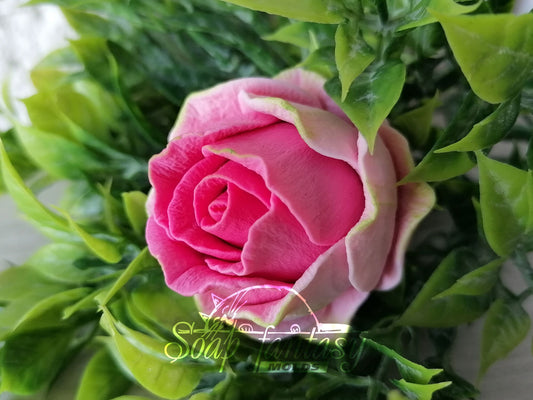 Half opened rose "Iguazu" Silicone Soap Mold - for soap making, Craft & Hobby