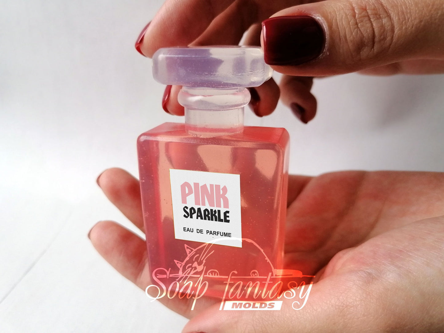 Women's perfume silicone mold for soap making