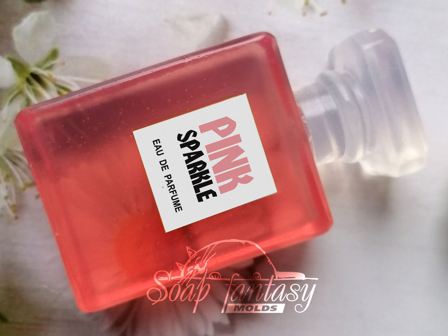 Women's perfume silicone mold for soap making