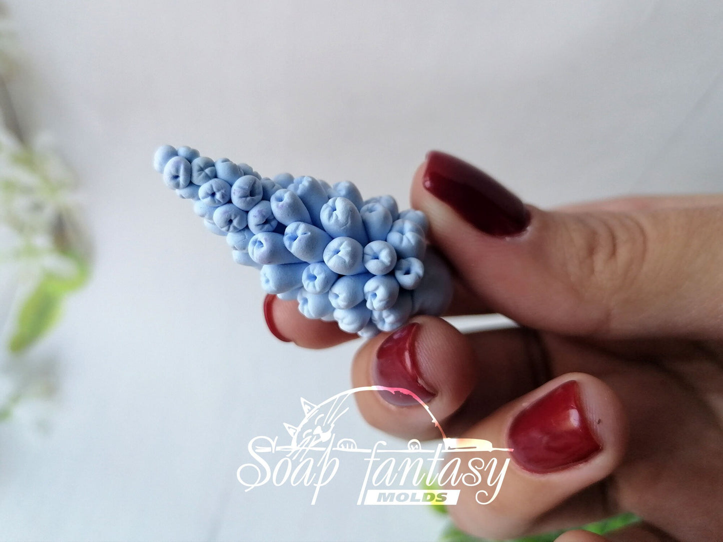 Mini muscari armeniacum valerie finnis silicone mold for soap making