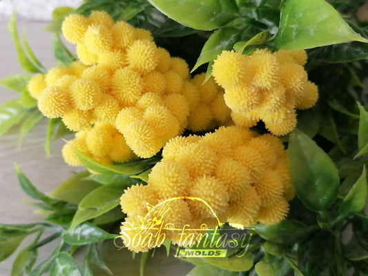 Mimosa (bouquet inserts) Silicone Soap Mold - for soap making, Craft & Hobby