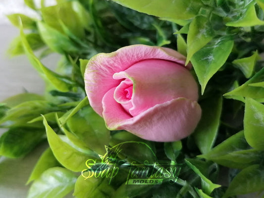 Rose bud "Iguazu" Silicone Soap Mold - for soap making, Craft & Hobby