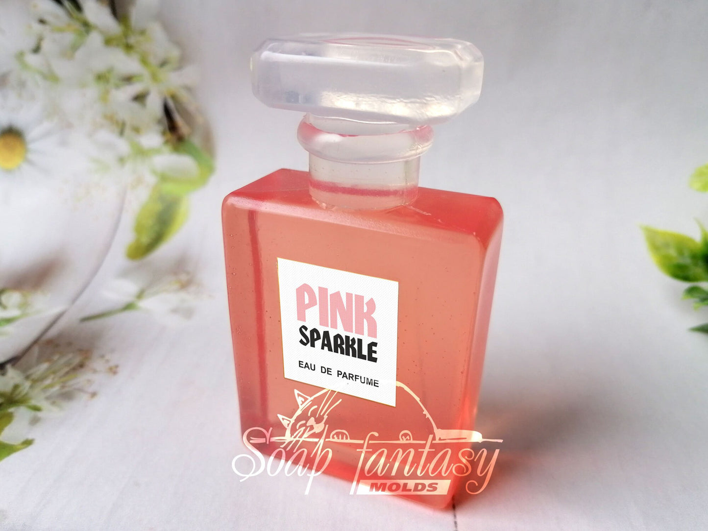 Women's perfume silicone mold for soap making