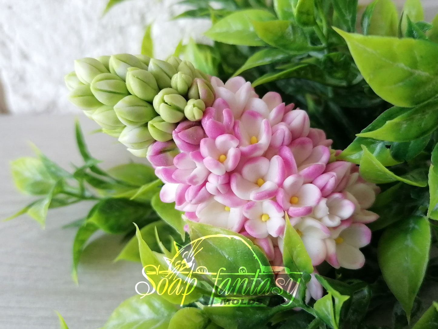 Lilac mini flower silicone mold for soap making