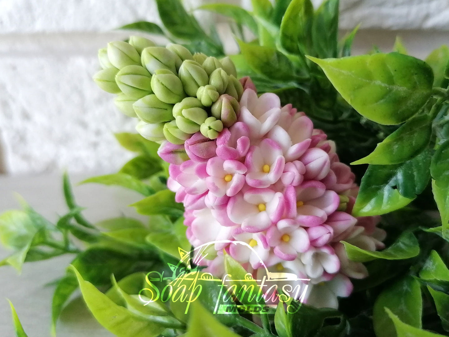 Lilac mini flower silicone mold for soap making