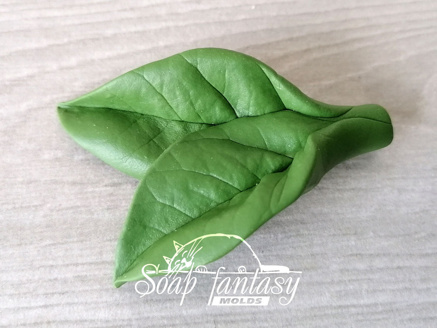 Lilac leaf silicone mold for soap making