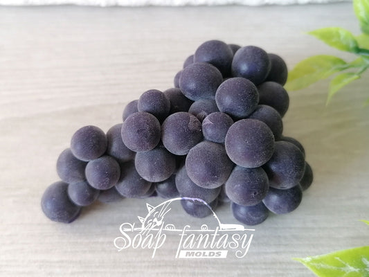 Bunch of grapes silicone mold (mould) for soap making and candle making