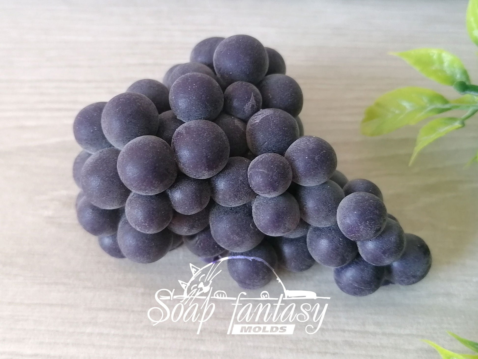 Bunch of grapes silicone mold (mould) for soap making and candle making