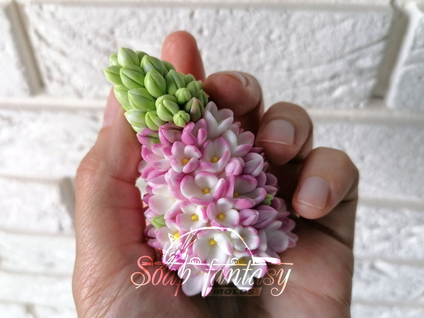 Lilac mini flower silicone mold for soap making