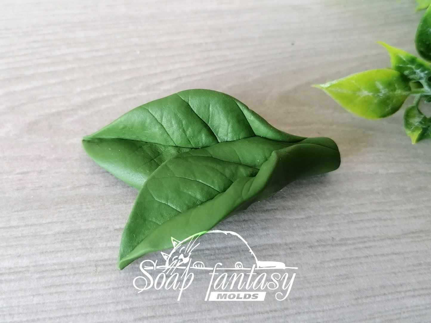 Lilac leaf silicone mold for soap making