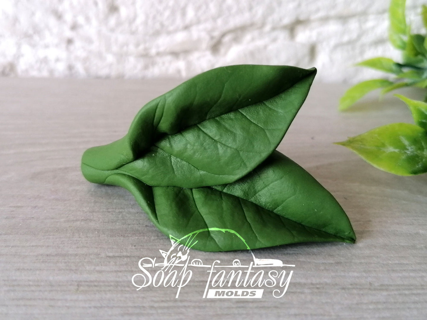 Lilac leaf silicone mold for soap making