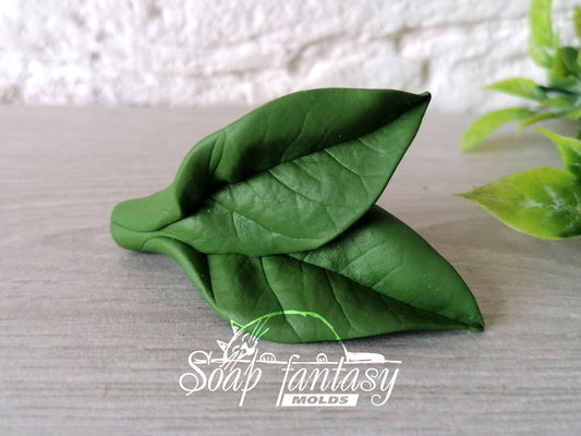 Lilac leaf Silicone Soap Mold - for soap making, Craft & Hobby