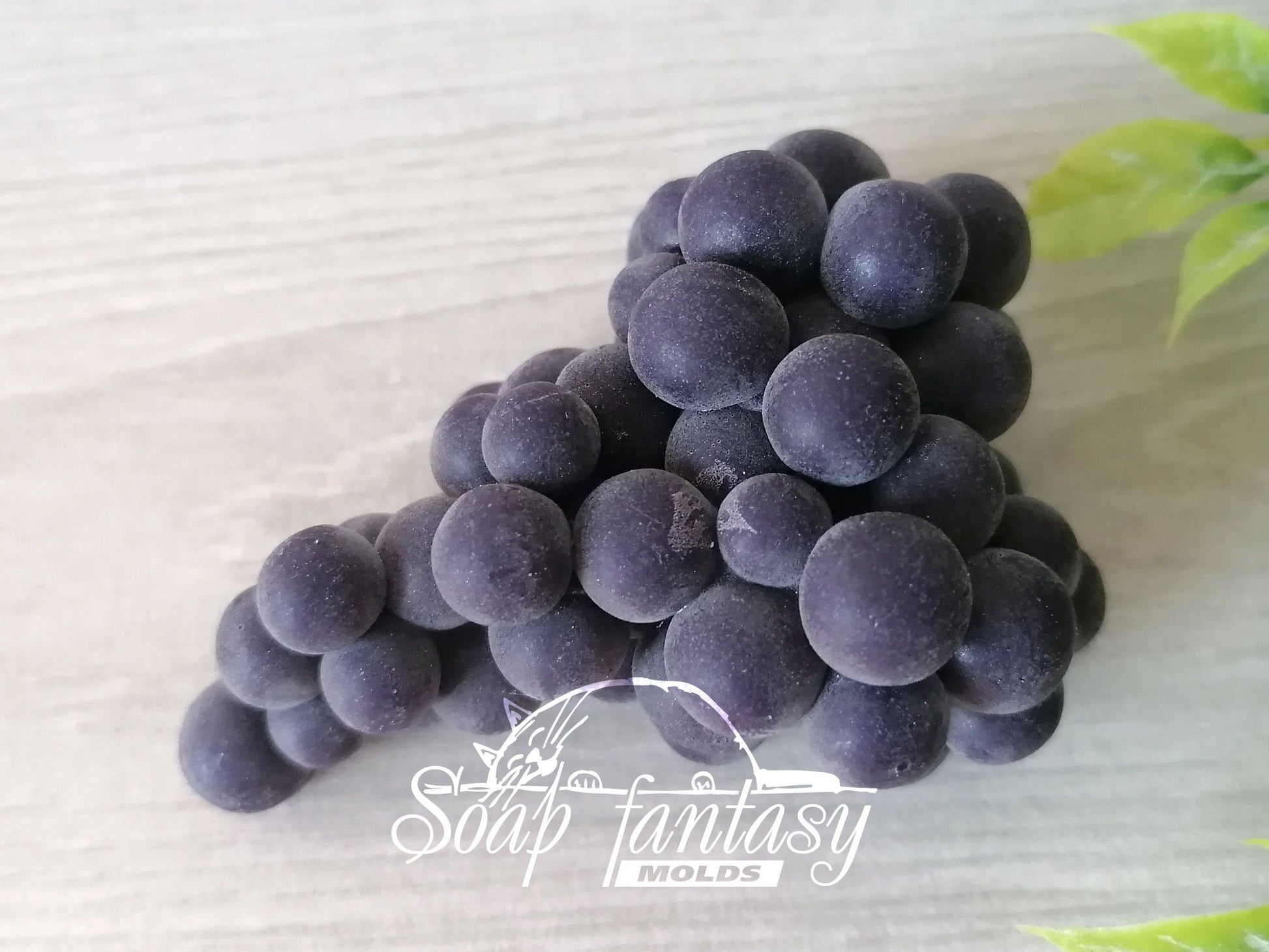 Bunch of grapes silicone mold (mould) for soap making and candle making