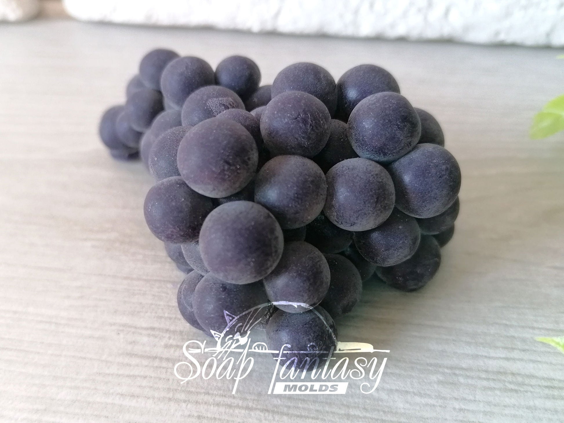 Bunch of grapes silicone mold (mould) for soap making and candle making
