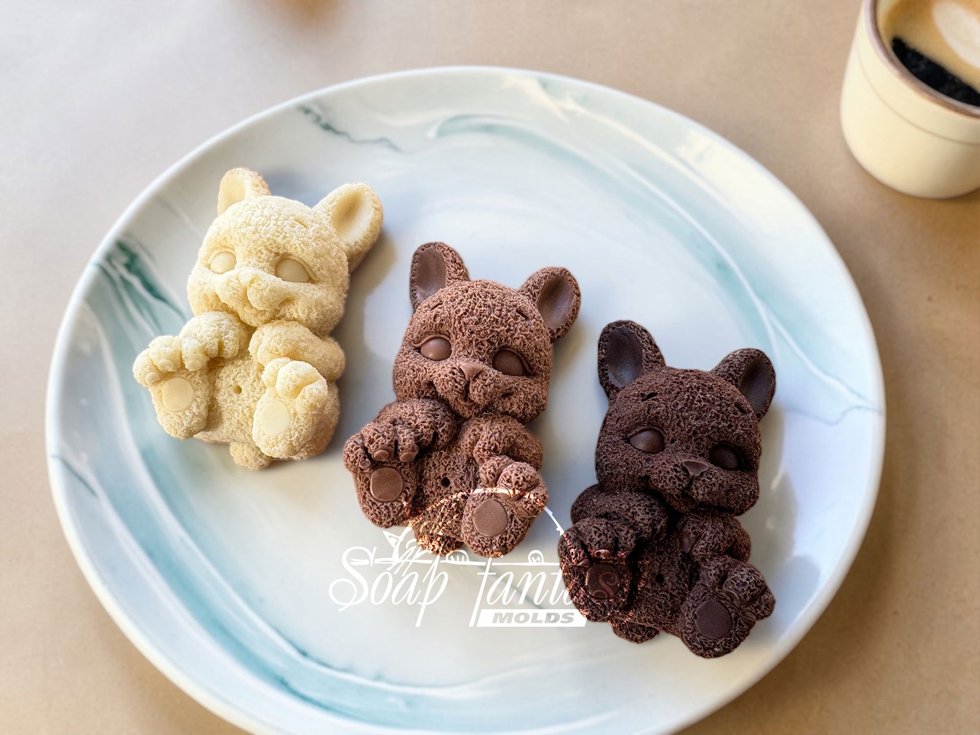 Easter Bunny Chocolate Mold – Rabbit Silicone Mold for Chocolate Figurines, Fondant, Sugar Paste – Bunny on the back