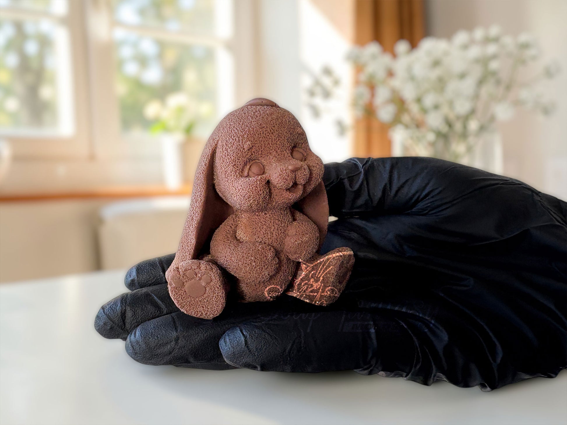 3D Easter Bunny Chocolate Mold, Rabbit Silicone Mold, Food Grade Mold for Chocolate & Fondant