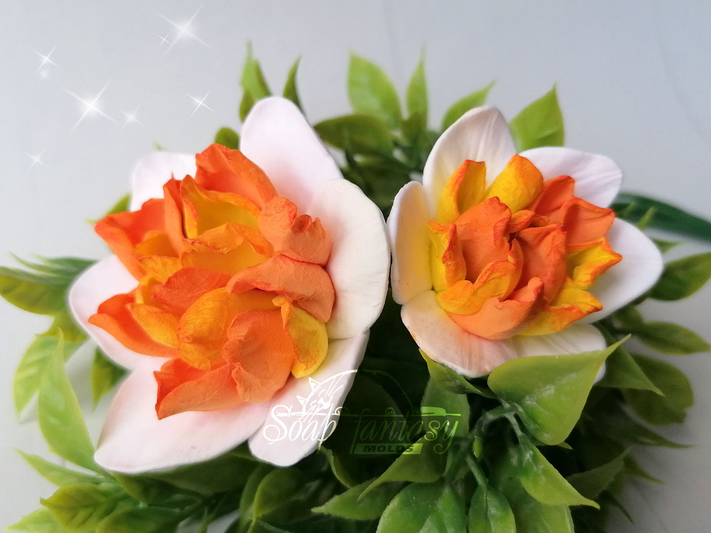 Terry narcissus / daffodil (mini) flower silicone mold for soap making