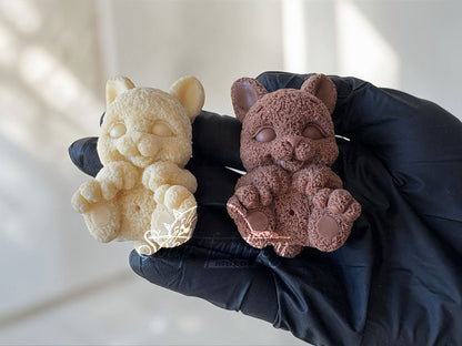 Easter Bunny Chocolate Mold – Rabbit Silicone Mold for Chocolate Figurines, Fondant, Sugar Paste – Bunny on the back