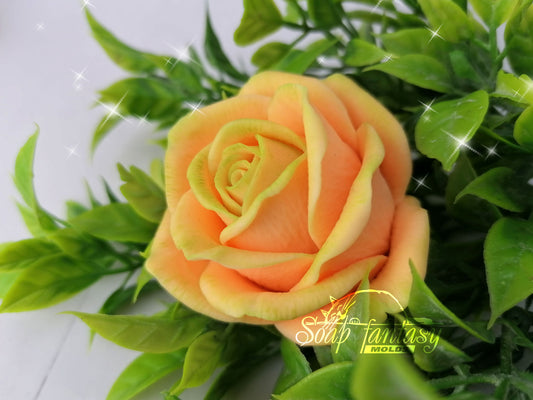 Rose bud Symphony silicone mold for soap making