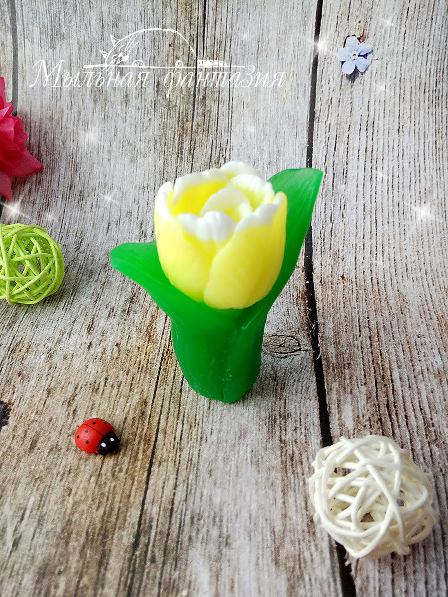 Tulip silicone mold for soap making