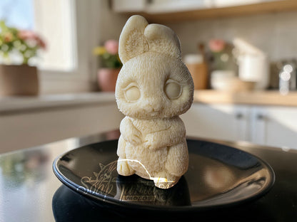 3D Easter Bunny Chocolate Mold, Rabbit Silicone Mold, Food Grade Mold for Chocolate & Fondant