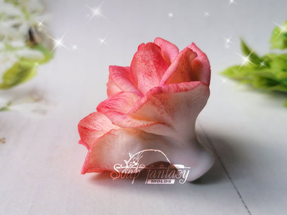 Rose triplet silicone mold for soap making