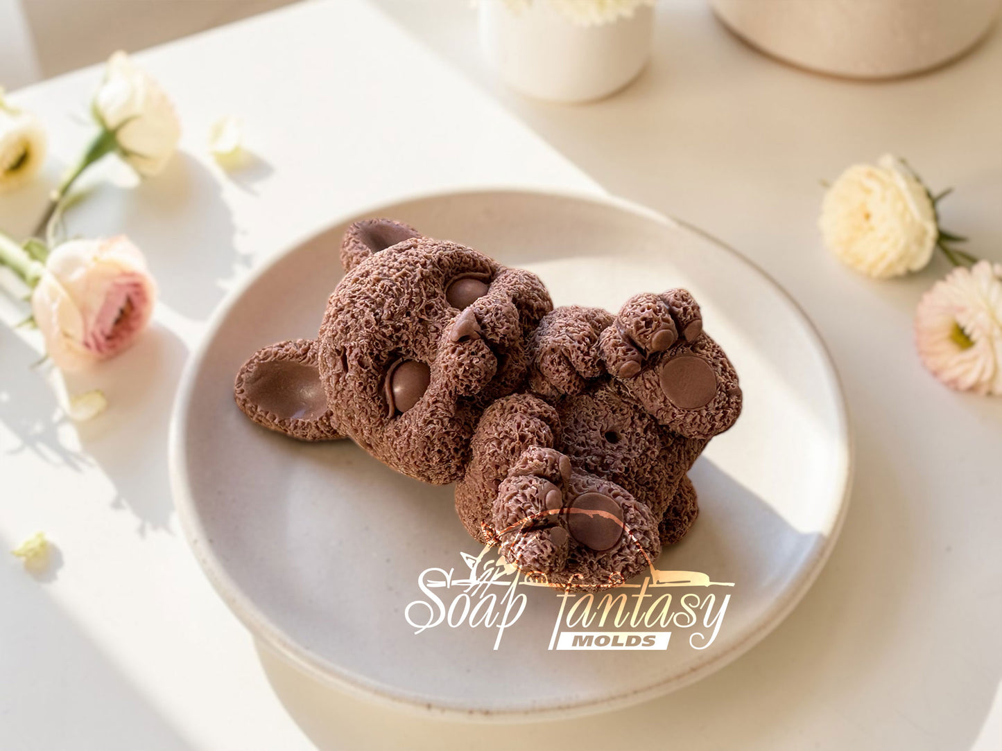 Easter Bunny Chocolate Mold – Rabbit Silicone Mold for Chocolate Figurines, Fondant, Sugar Paste – Bunny on the back