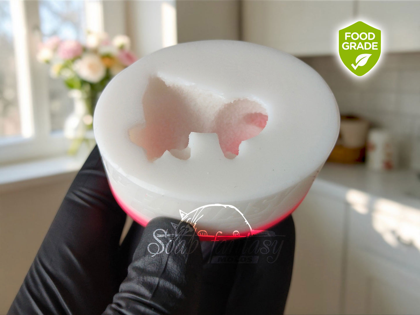 Mini Easter Bunny Chocolate Mold – 3D Silicone Rabbit for Candy & Fondant, Small Dessert Mold